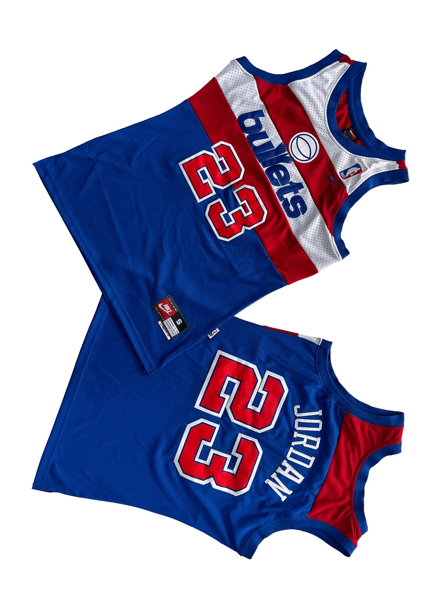 Men Washington Wizards #23 Jordan Blue Throwback NBA Jersey